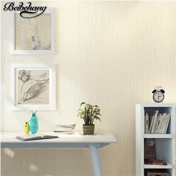 beibehang Moderno, simples e de cor sólida papel de parede listrado vertical quartos, sala de televisão fundo quente simples papel de parede