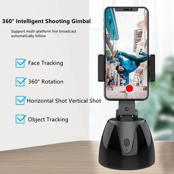 Inteligente acompanhamento PTZ AI Cara Reconhecimento De 360 Graus de Rotação PTZ ao ar livre do Telefone Móvel Vlog Viver Suporte de Câmera