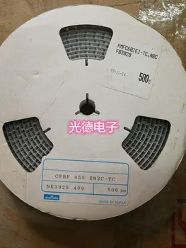 50pcs/ 455KHZ Murata de rádio de duas vias filtro de cerâmica CFBF455EM2C-TC 455E SMD dois pés