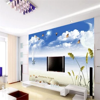 beibehang 3d estereoscópico moda Grande personalizado papel de parede mural de TV mural de pano de fundo papel de parede papel de parede